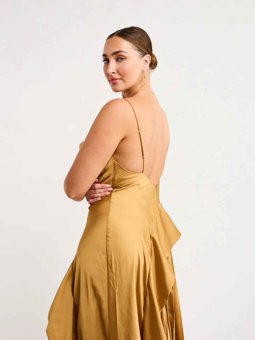 Acler Osullivan Dress in Caramel