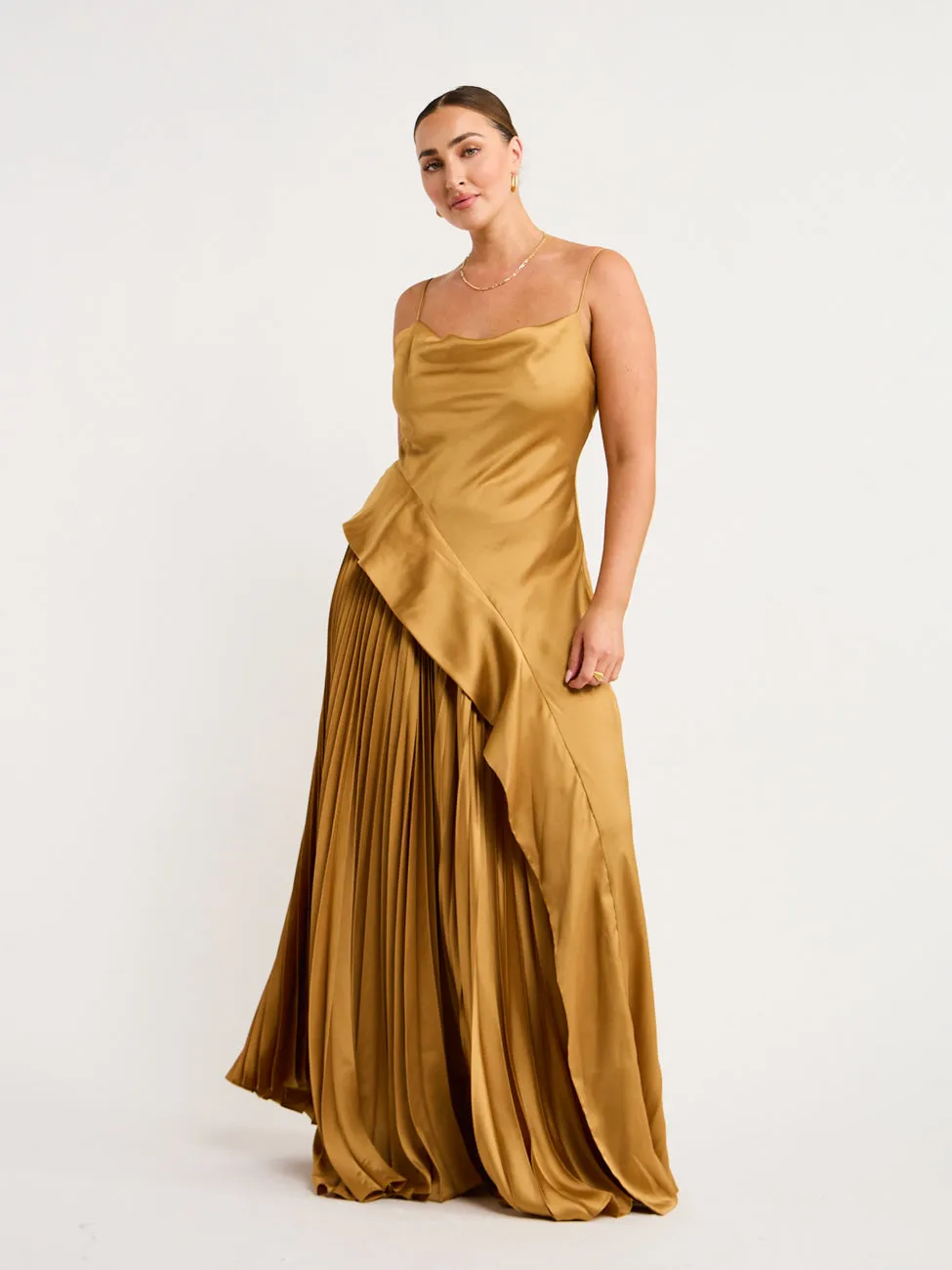 Acler Osullivan Dress in Caramel