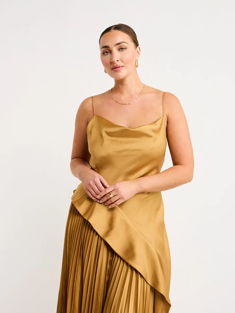 Acler Osullivan Dress in Caramel