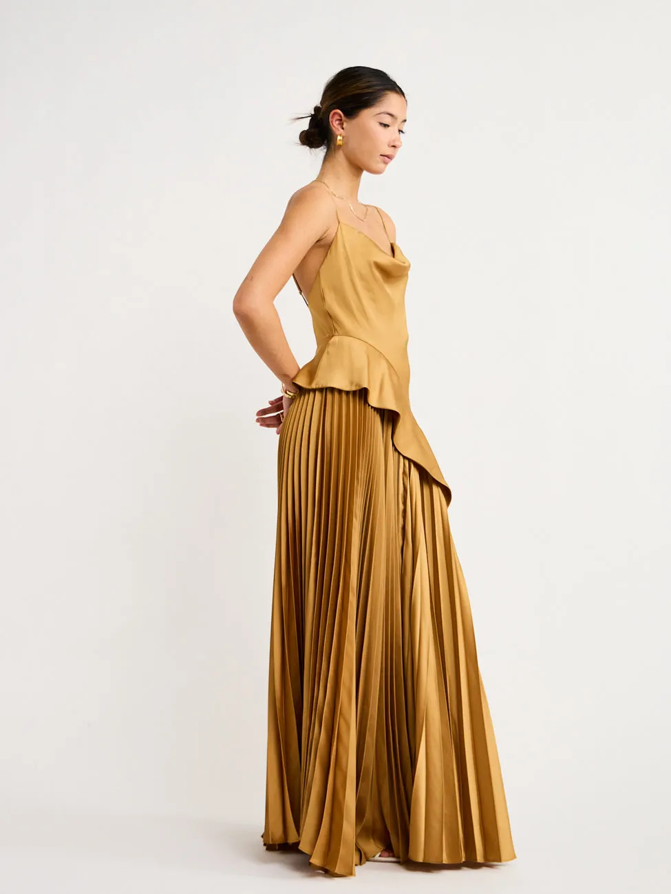 Acler Osullivan Dress in Caramel