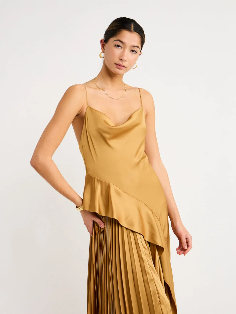 Acler Osullivan Dress in Caramel