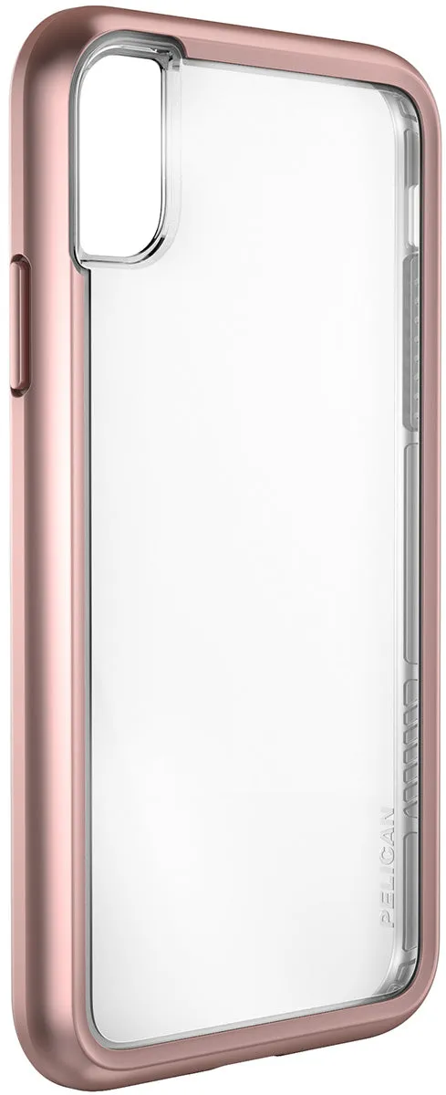 Adventurer Case for Apple iPhone X / Xs - Clear Rose Gold