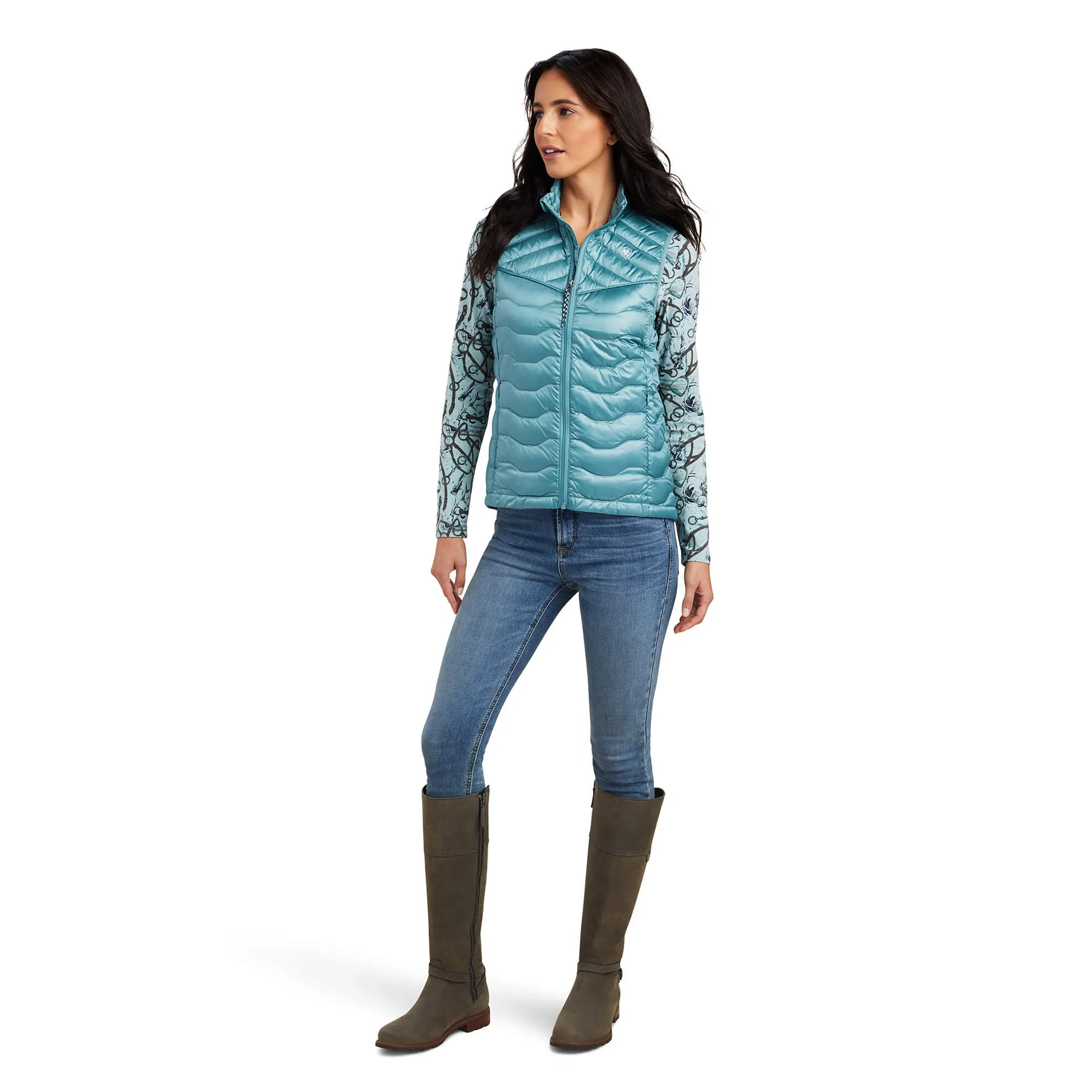 Ariat Women's Ideal Down Vest - Artic Blue