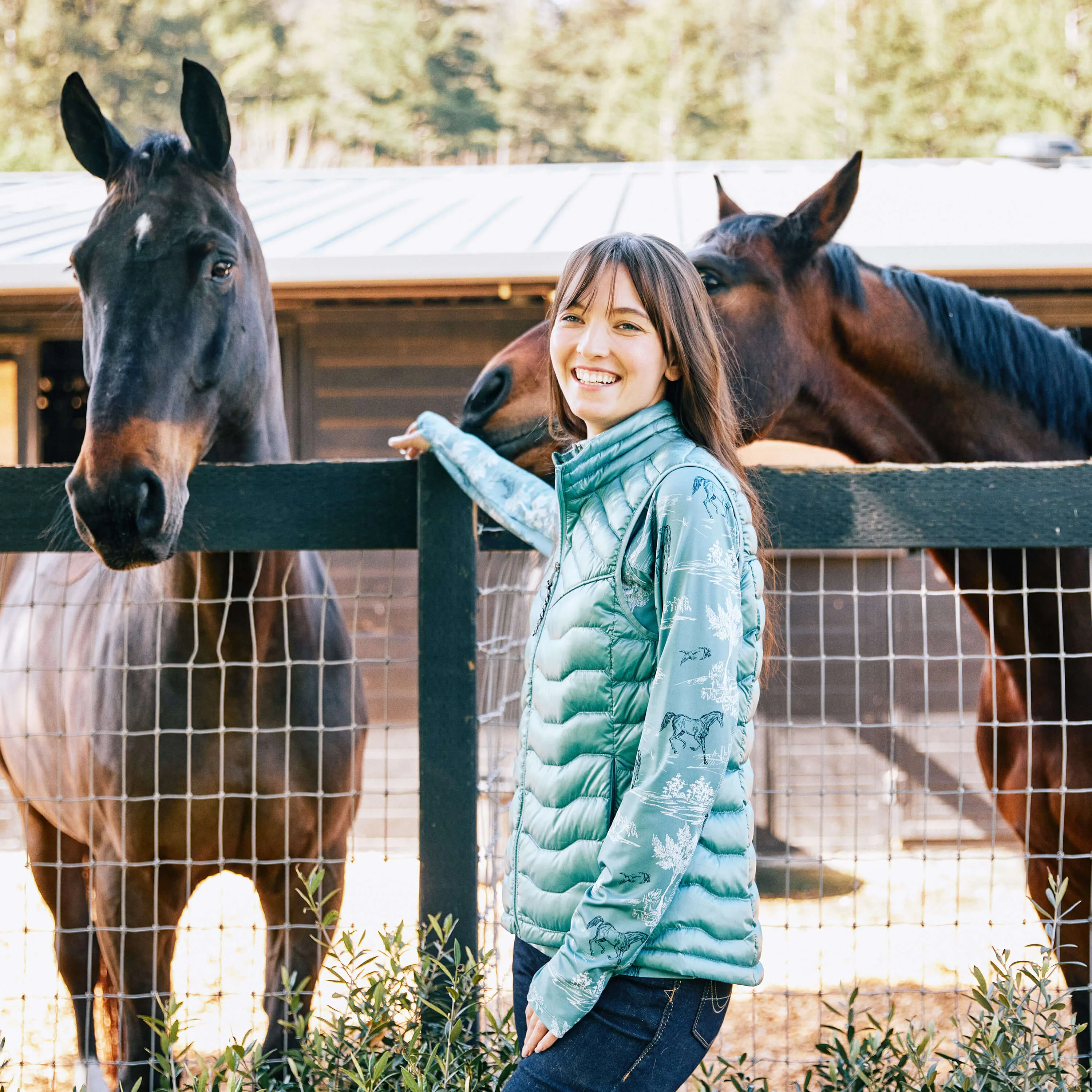 Ariat Women's Ideal Down Vest - Artic Blue