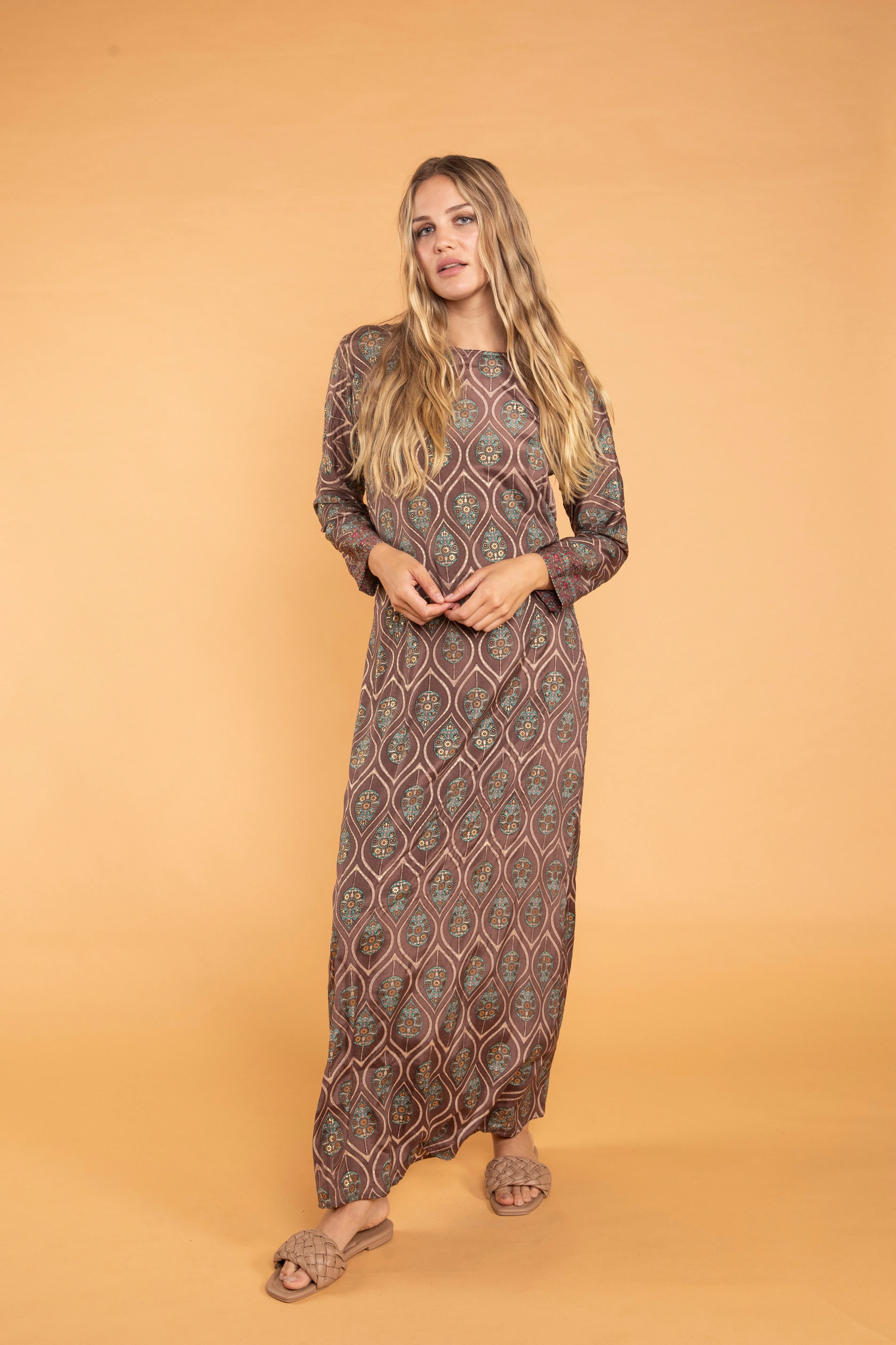 Asmee Scoop Back Maxi Dress