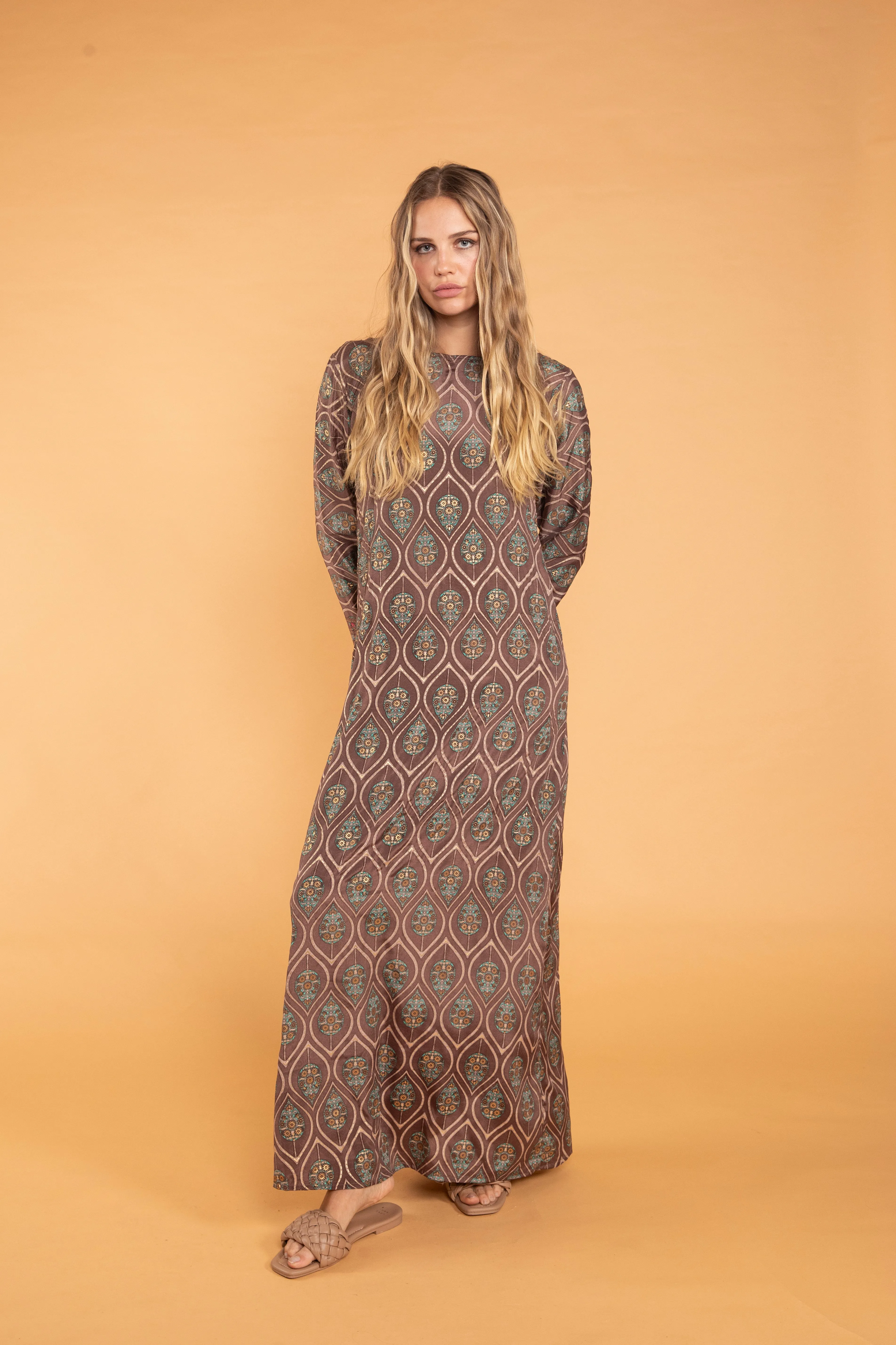 Asmee Scoop Back Maxi Dress