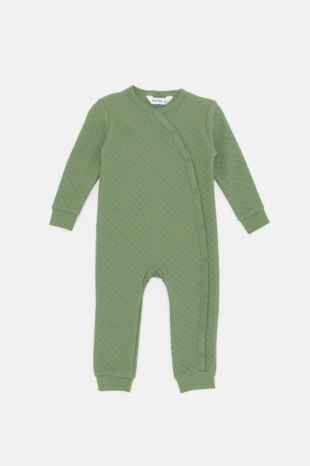 Babies Olive And Mint Romper Set (Pack Of 2)