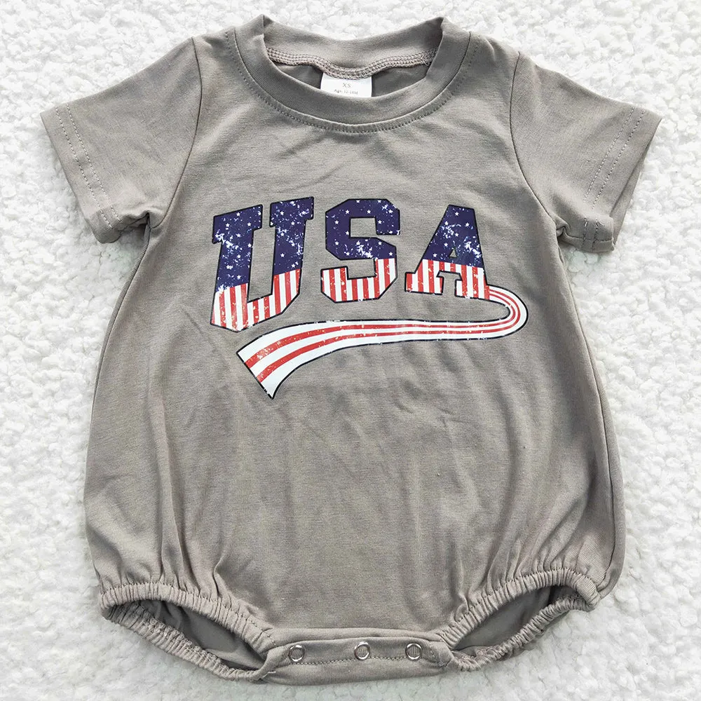 Baby Boy Romper Kids USA Short Sleeve Rompers SR0287