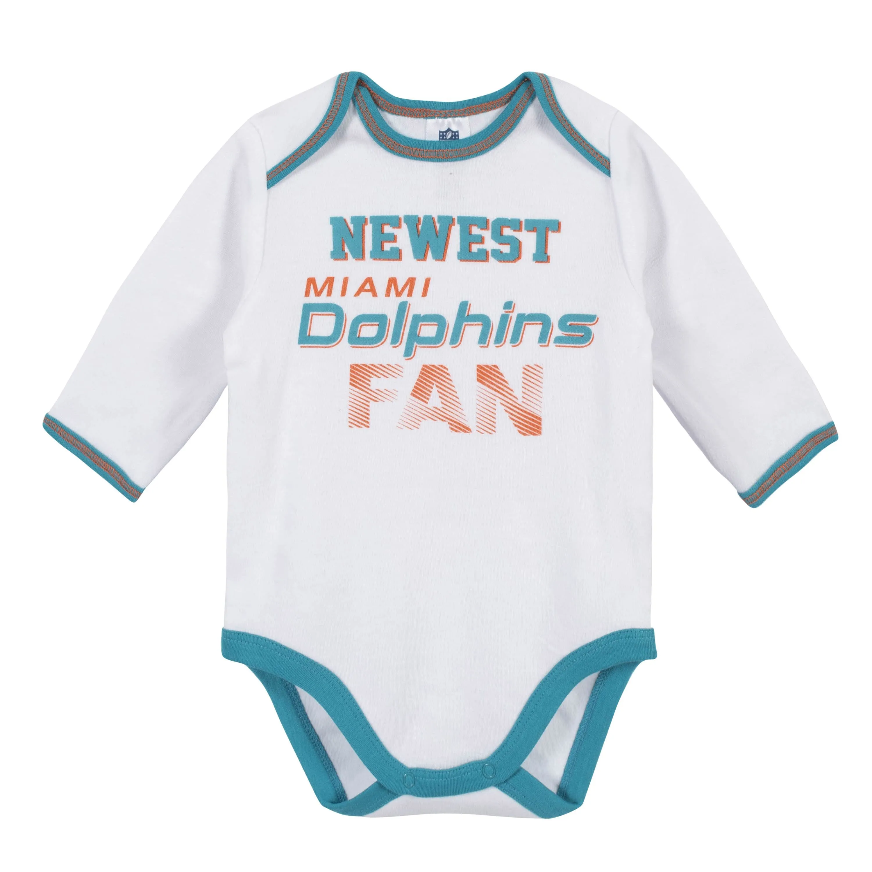 Baby Boys Miami Dolphins 3-Piece Bodysuit, Pant and Cap Set