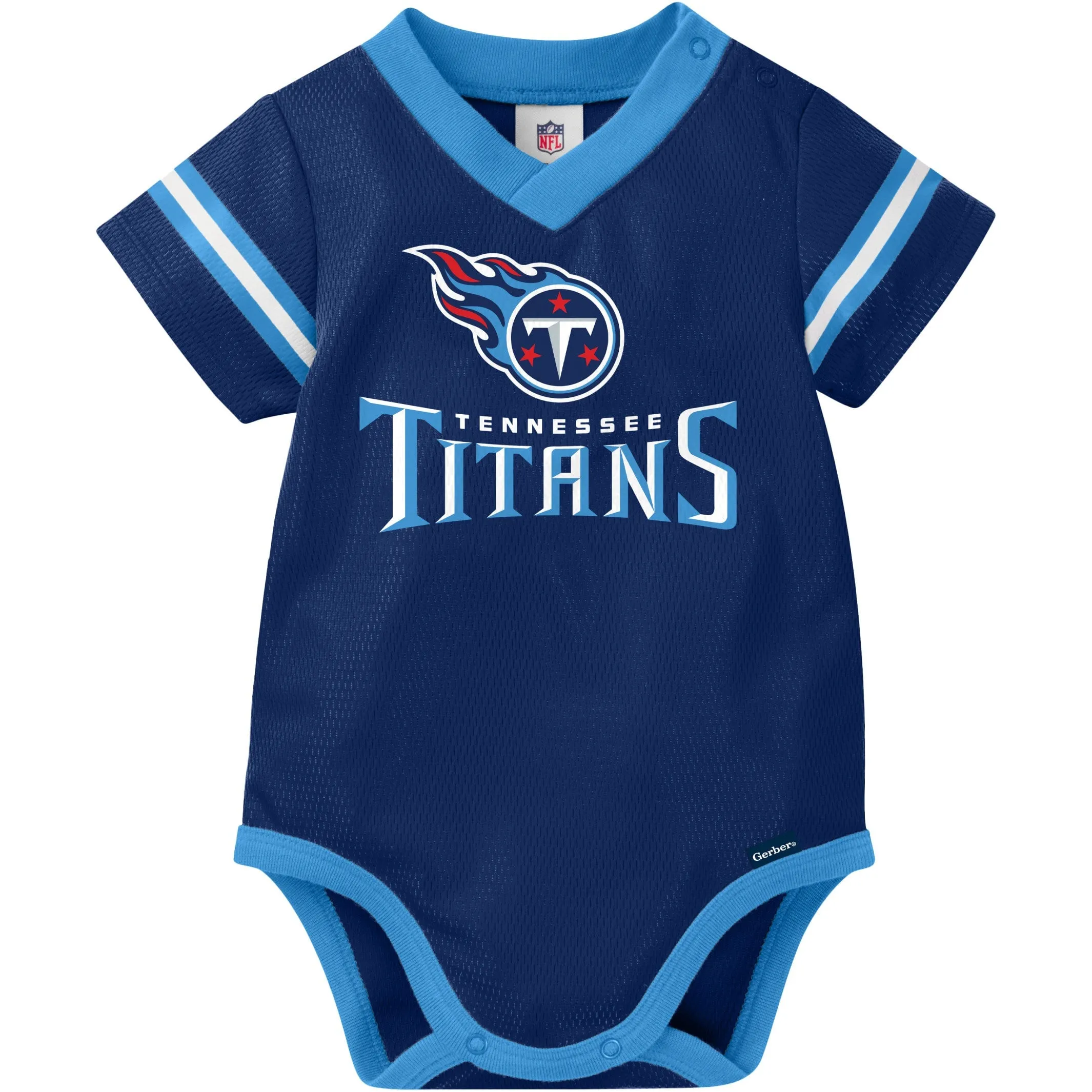 Baby Boys Titans Short Sleeve Jersey Bodysuit