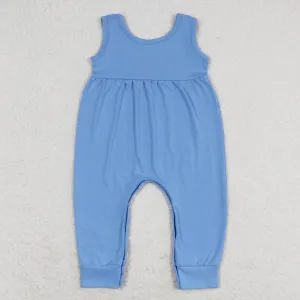 Baby Infant Girls Rompers Blue Sleeveless Summer Rompers SR1448