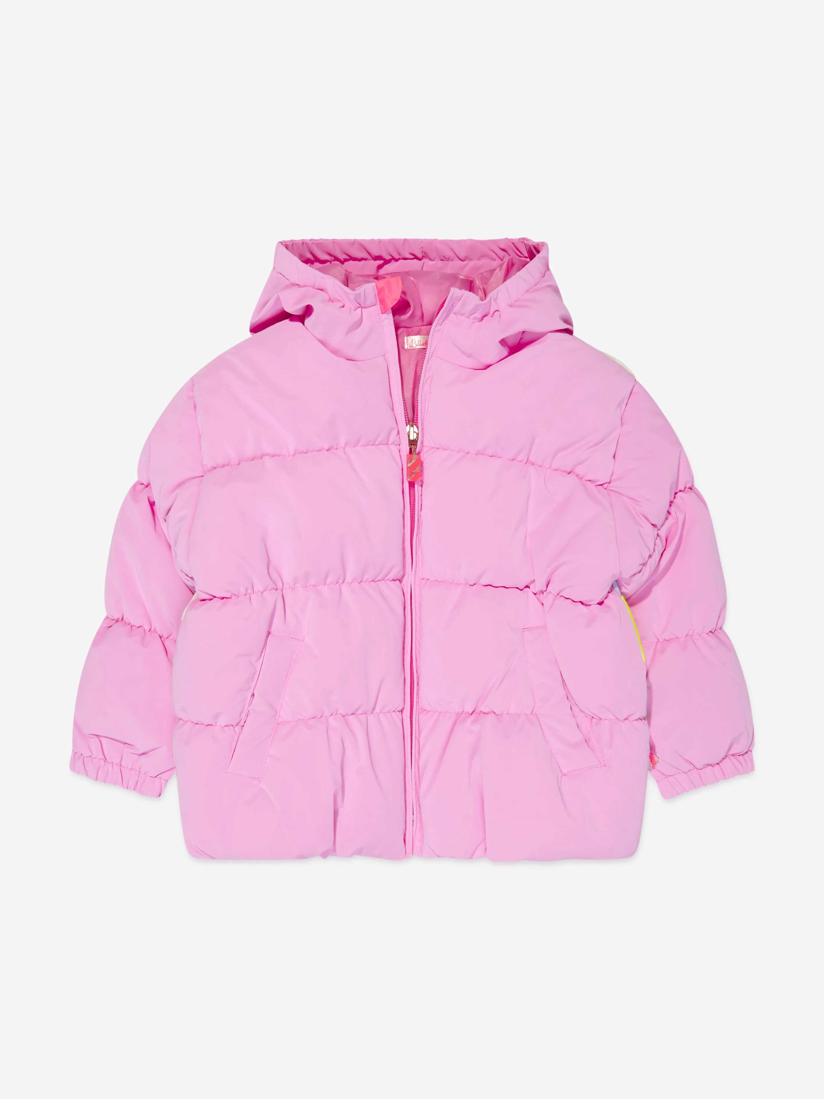 Billieblush Girls Hooded Puffer Jacket in Pink