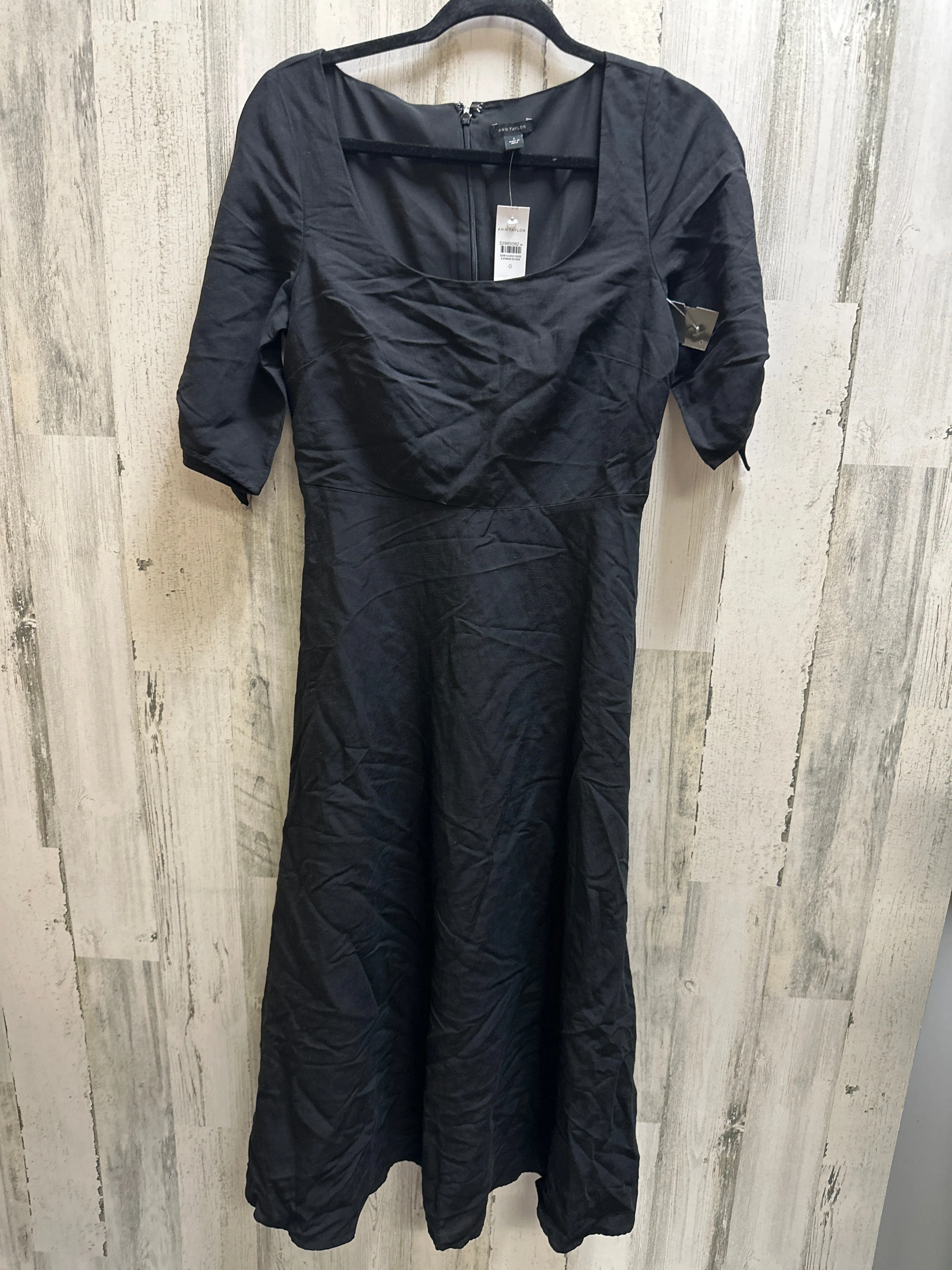 Black Dress Casual Maxi Ann Taylor, Size Xs