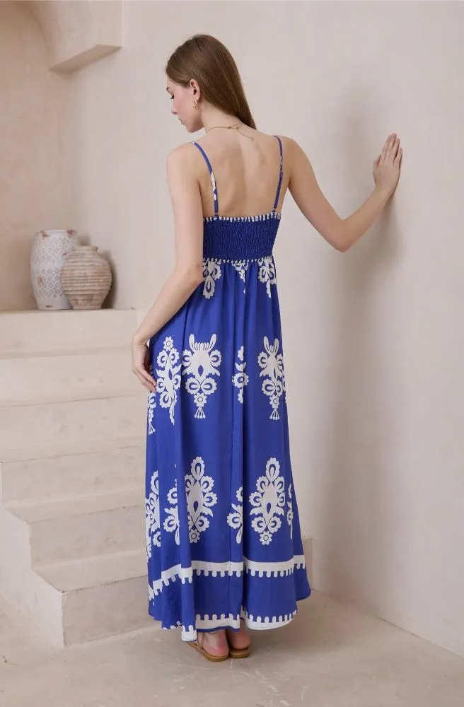 Blue Nero Maxi Dress