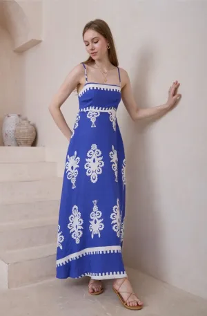 Blue Nero Maxi Dress