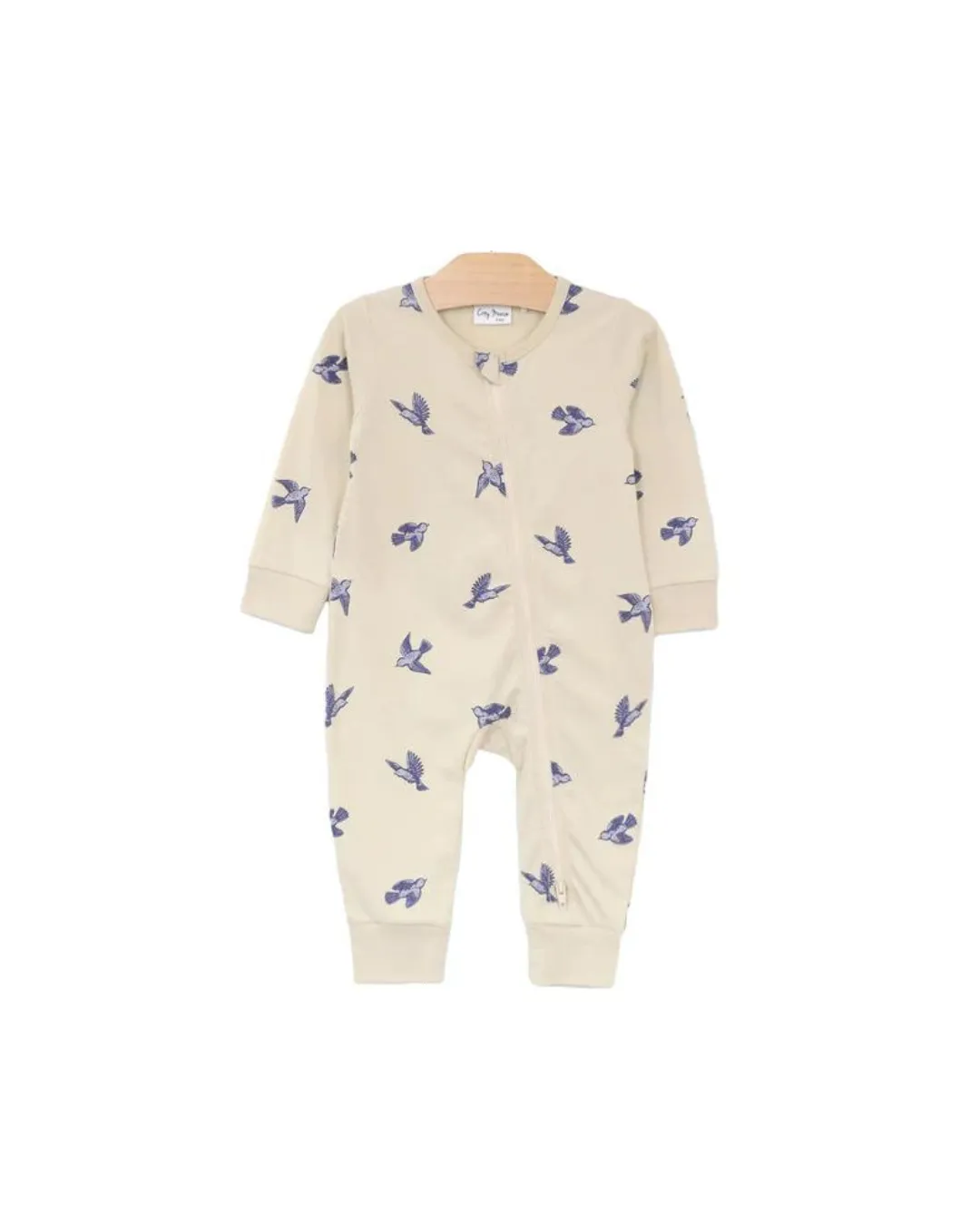 Bluebirds Two Way Zip Romper