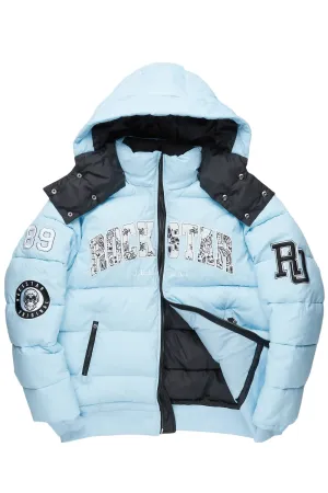 Bronx Baby Blue Heavy Puffer Jacket