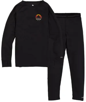 Burton Kids' Lightweight Base Layer Set True Black 2024