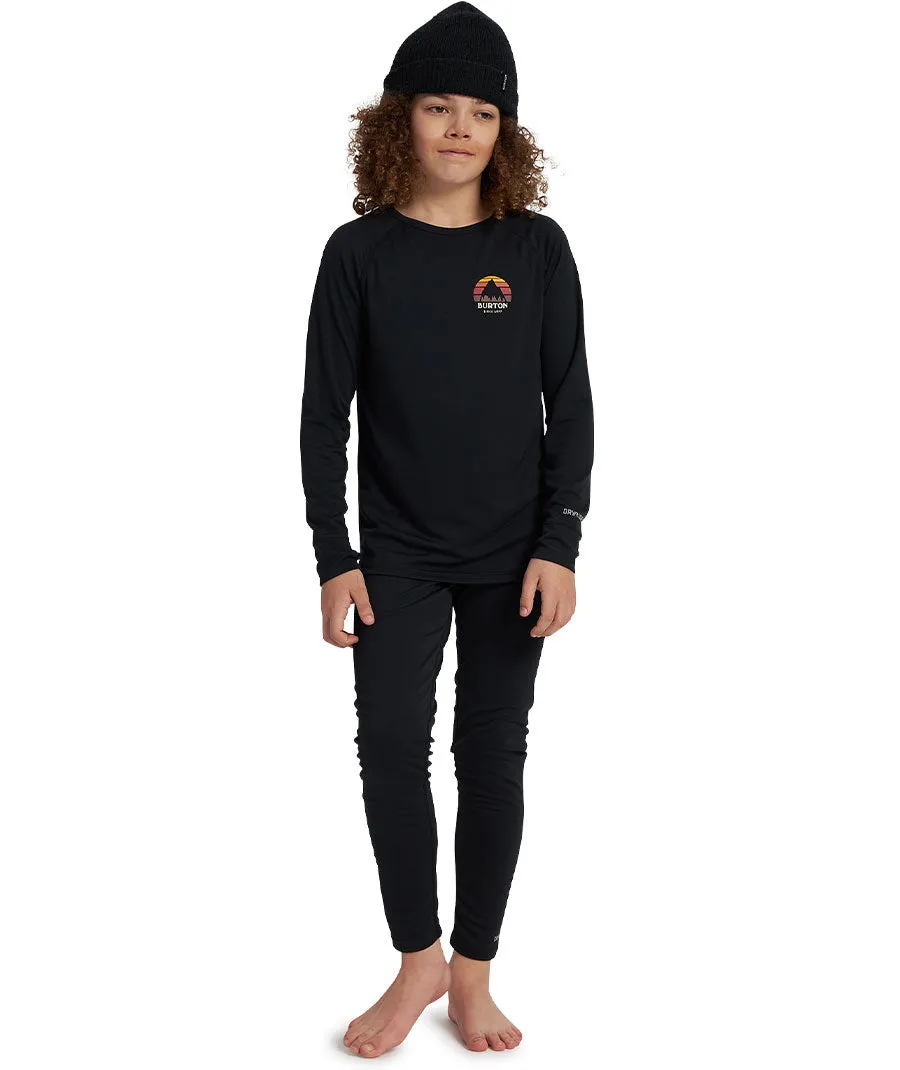 Burton Kids' Lightweight Base Layer Set True Black 2024