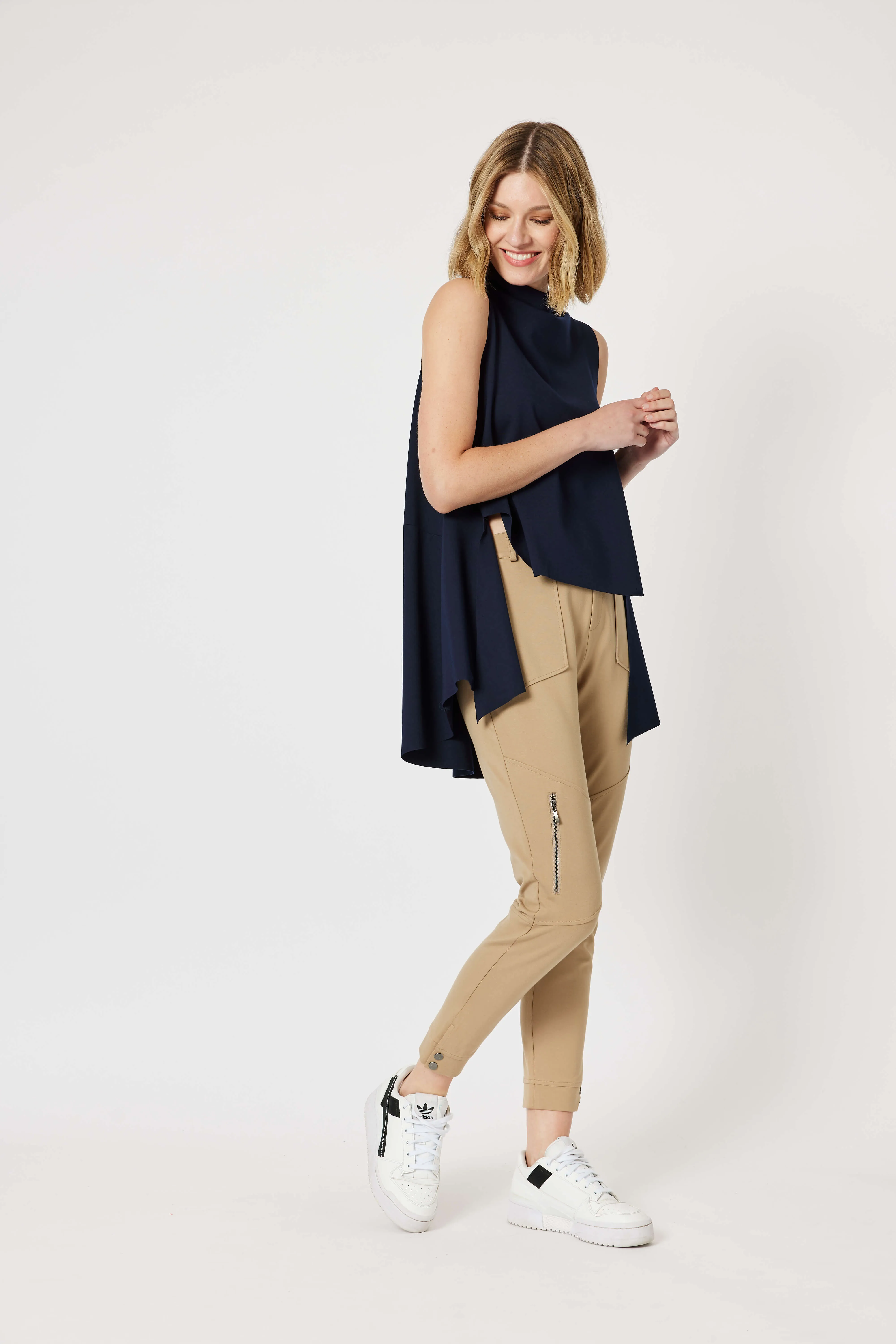 Cameron Layer Top - Navy