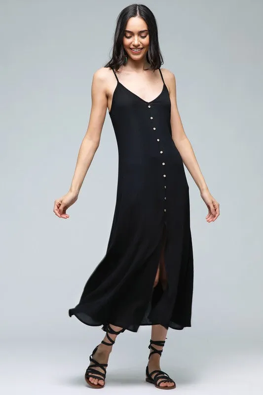 CAMI STYLE MAXI DRESS (BLACK)