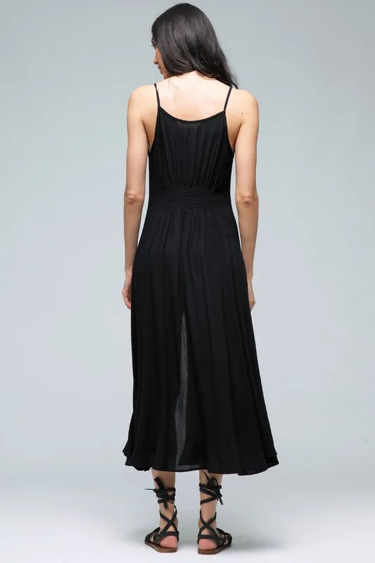 CAMI STYLE MAXI DRESS (BLACK)