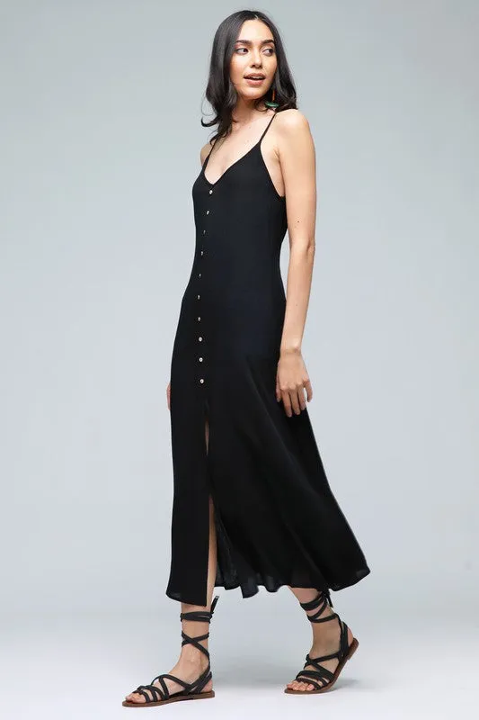 CAMI STYLE MAXI DRESS (BLACK)