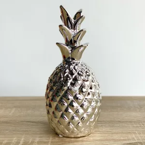 Ceramic Silver Pineapple