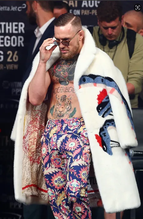 conor mcgregor mink coat