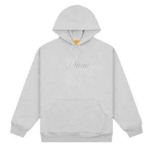 Cursive Logo Pullover, Heather Grey