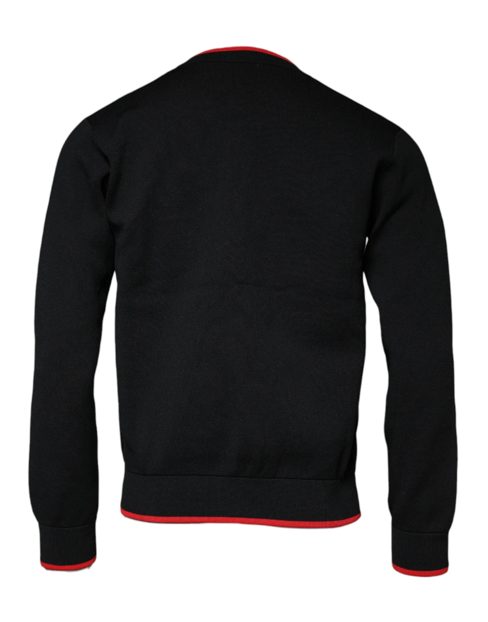 Dolce & Gabbana Black DG Logo Crew Neck Sweatshirt Sweater