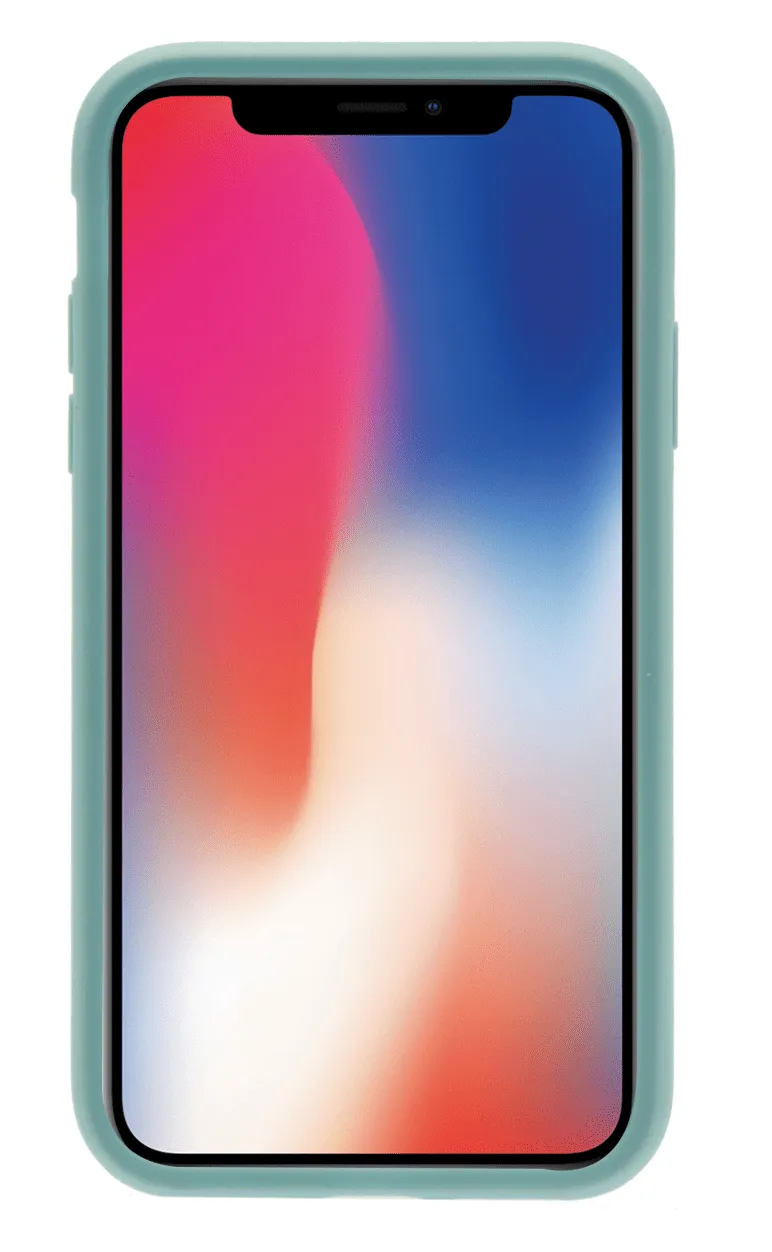 DUAL LAYER PROTECTIVE CASE - IPHONE X (LIGHT BLUE)