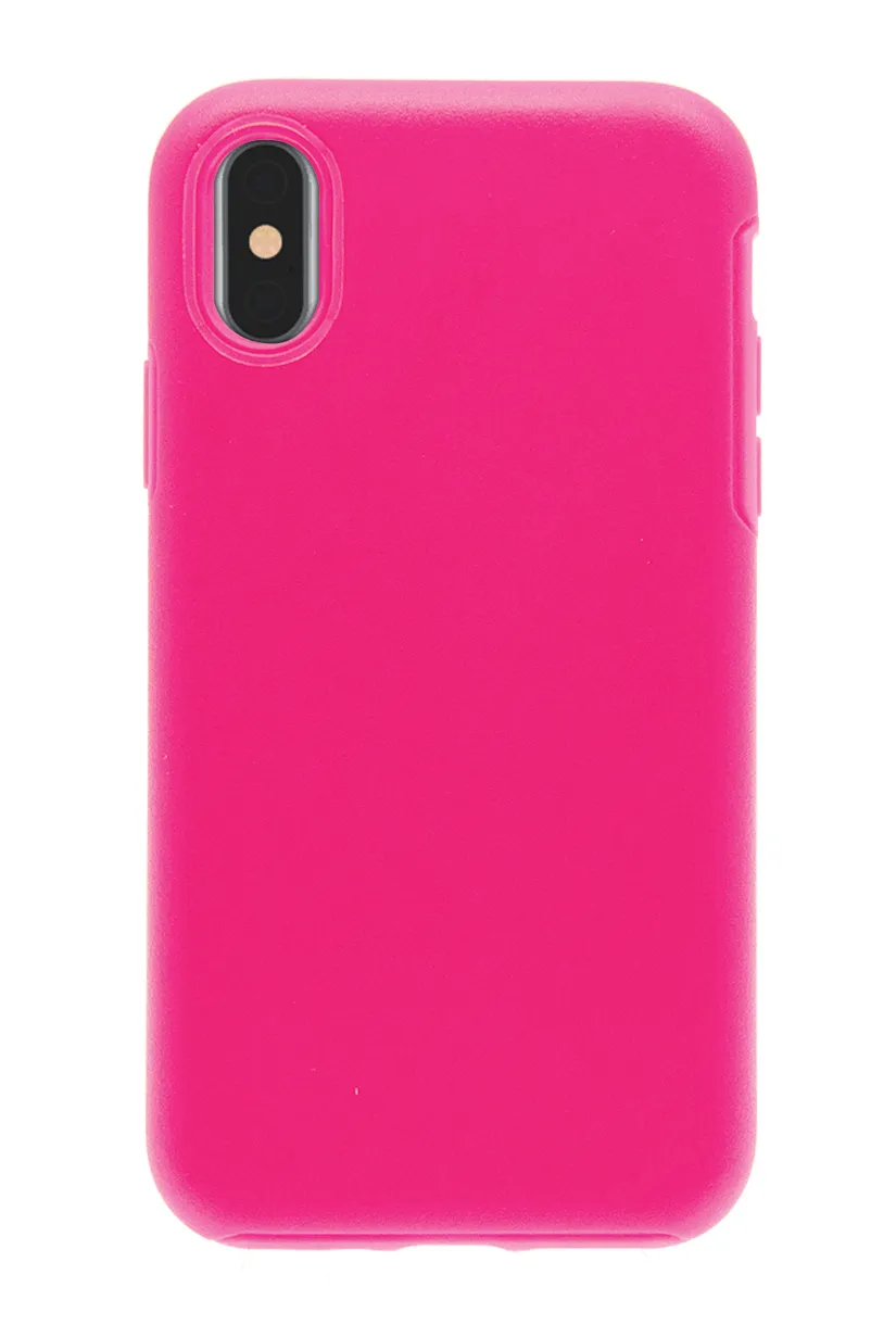 DUAL LAYER PROTECTIVE CASE - IPHONE X (PINK)