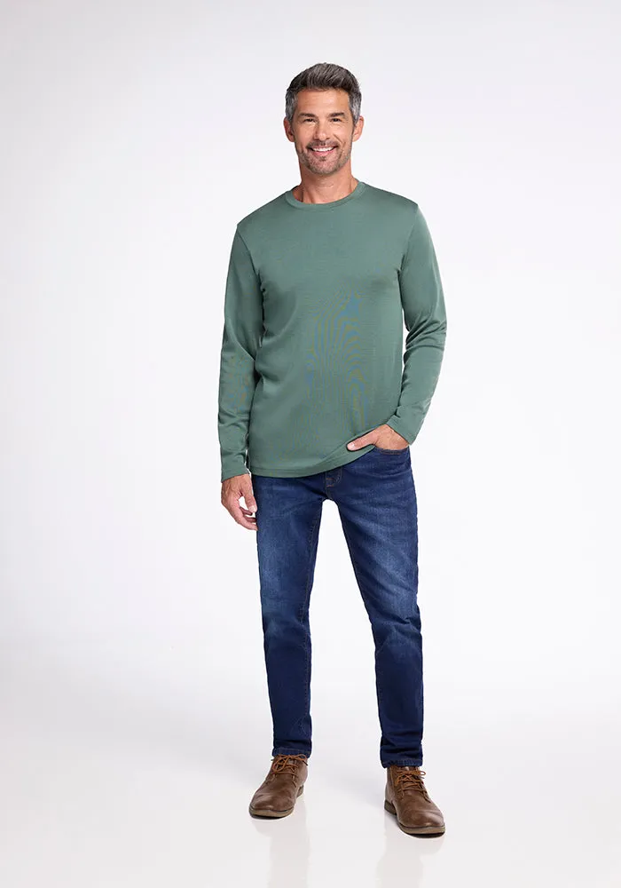 Easton Crew Neck Shirt • Final Sale Deals! - Duck Green