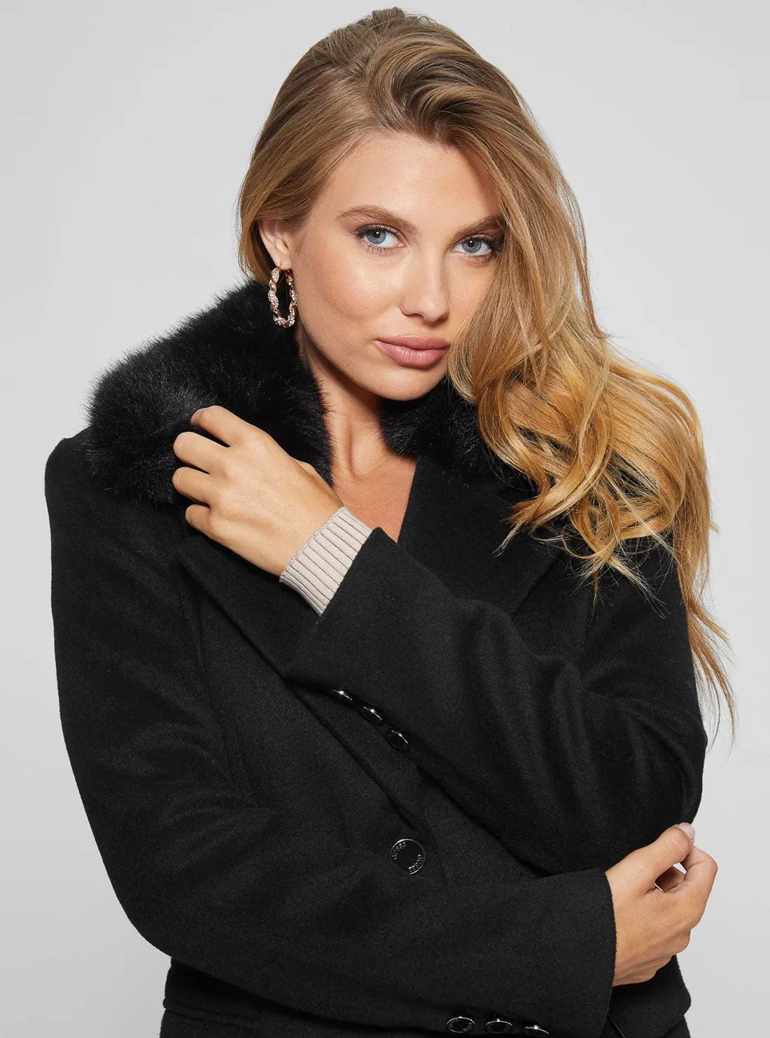 Eco Black New Laurence Coat