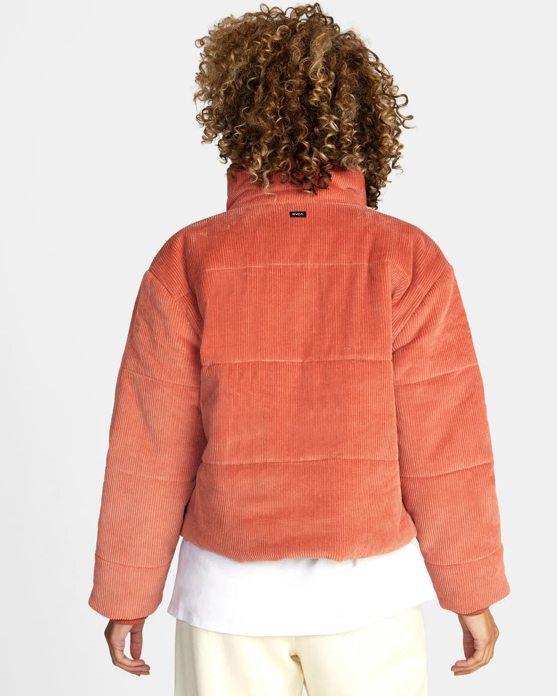 Eezeh Corduroy Puffer Jacket - Cinnamon