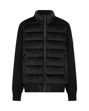 Eugene Velvet Hybrid Knit & Down Jacket