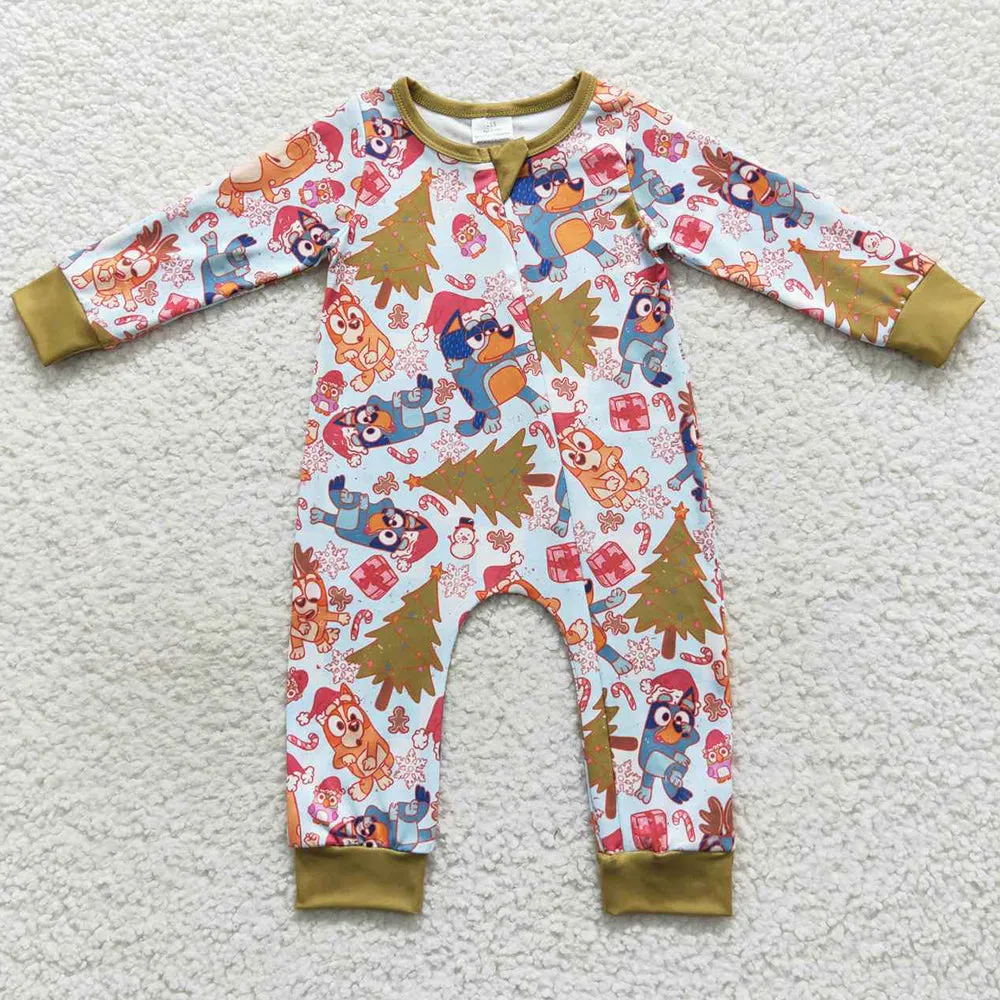 Fashion Infant Baby Girls Rompers Christmas Sibling Jumpsuit LR0512 LR0513