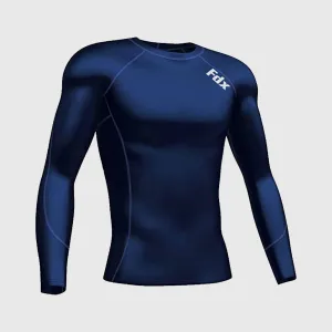 Fdx Thermolinx Navy Blue Men's & Boy's Base Layer Winter Compression Top