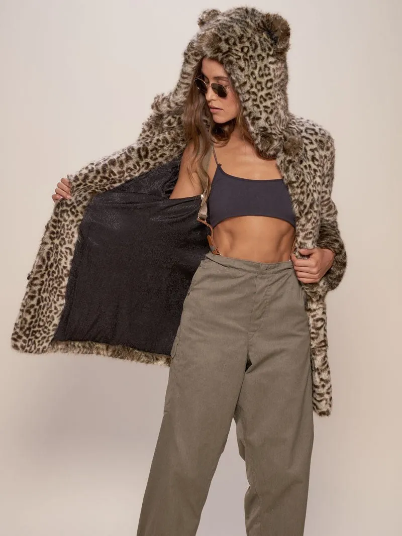 Forest Leopard Luxe Classic Faux Fur Coat | Women's