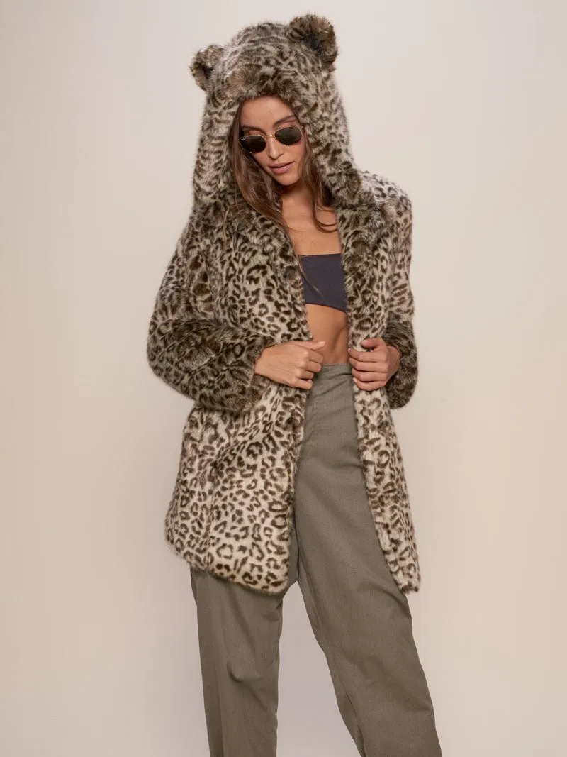 Forest Leopard Luxe Classic Faux Fur Coat | Women's