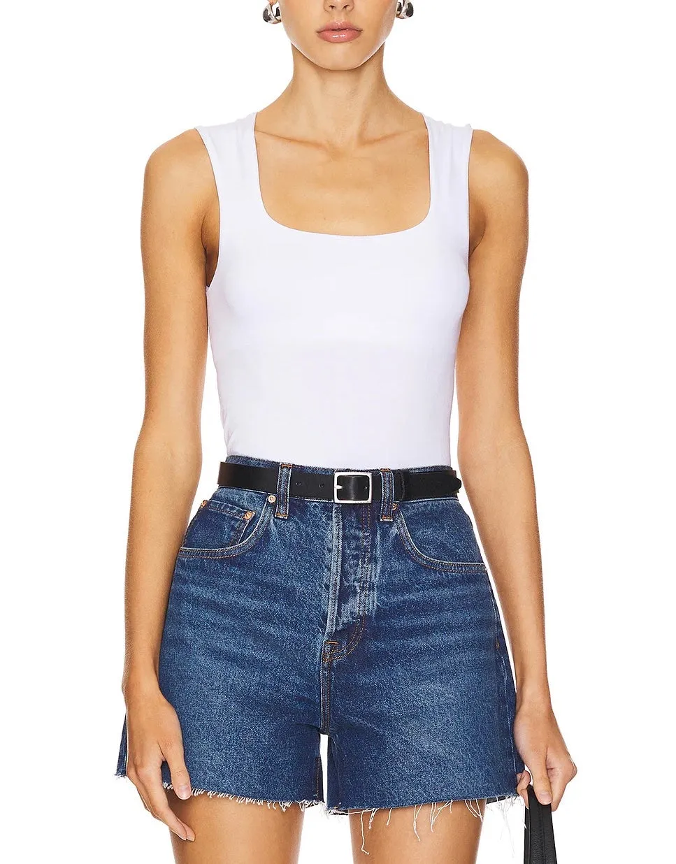 Free People Luna Square Neck Bodysuit