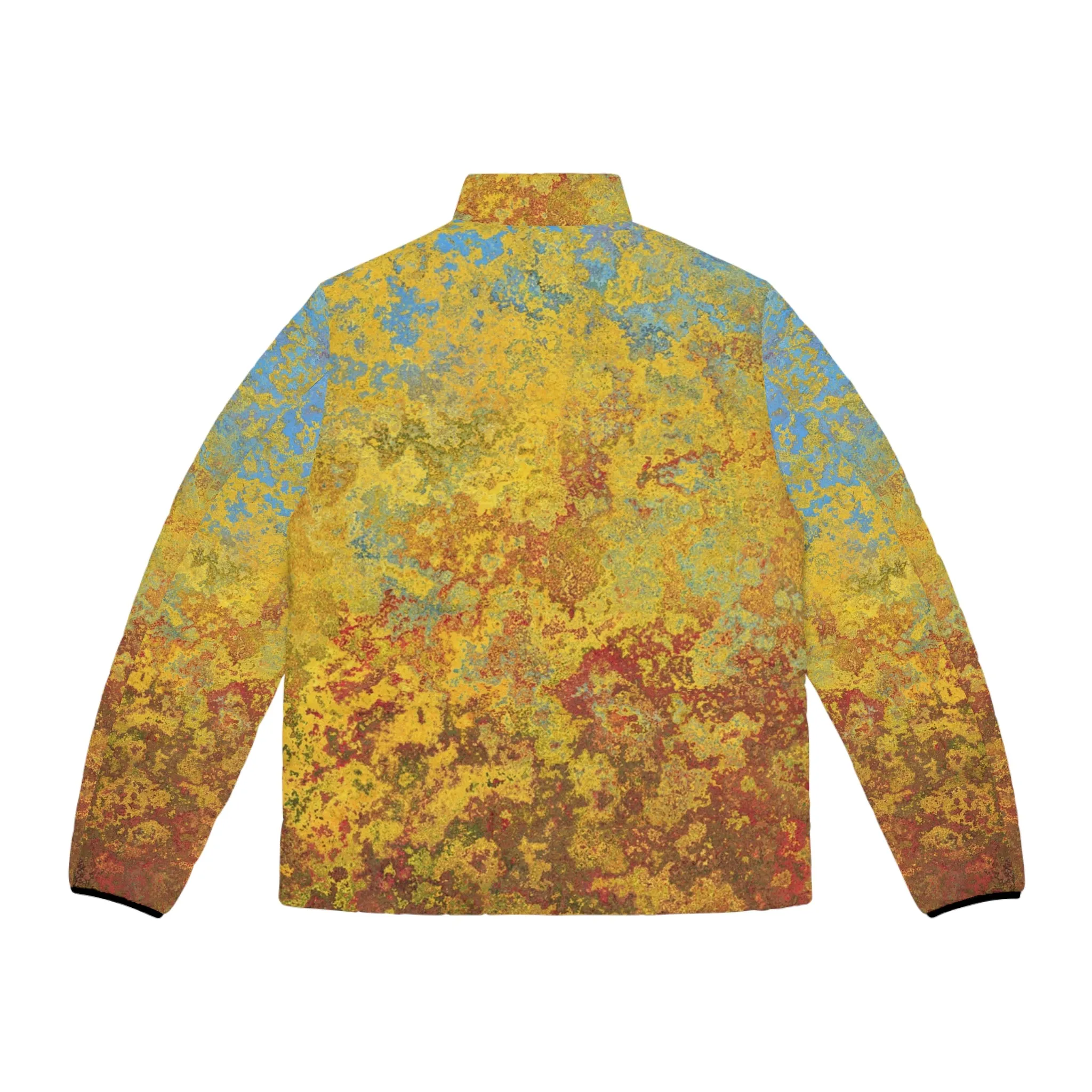 Gold and blue spots - Inovax Men's Puffer Jacket