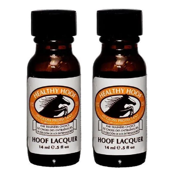 Healthy Hoof Lacquer High Gloss Protectant Top Coat Set of 2