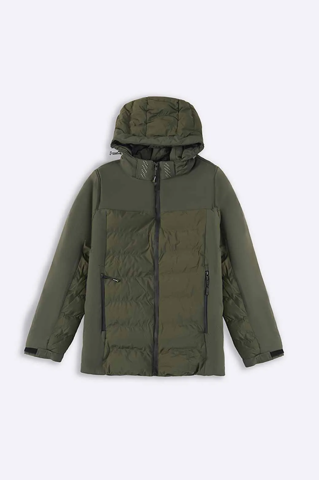 HOODED PUFFER JACKET