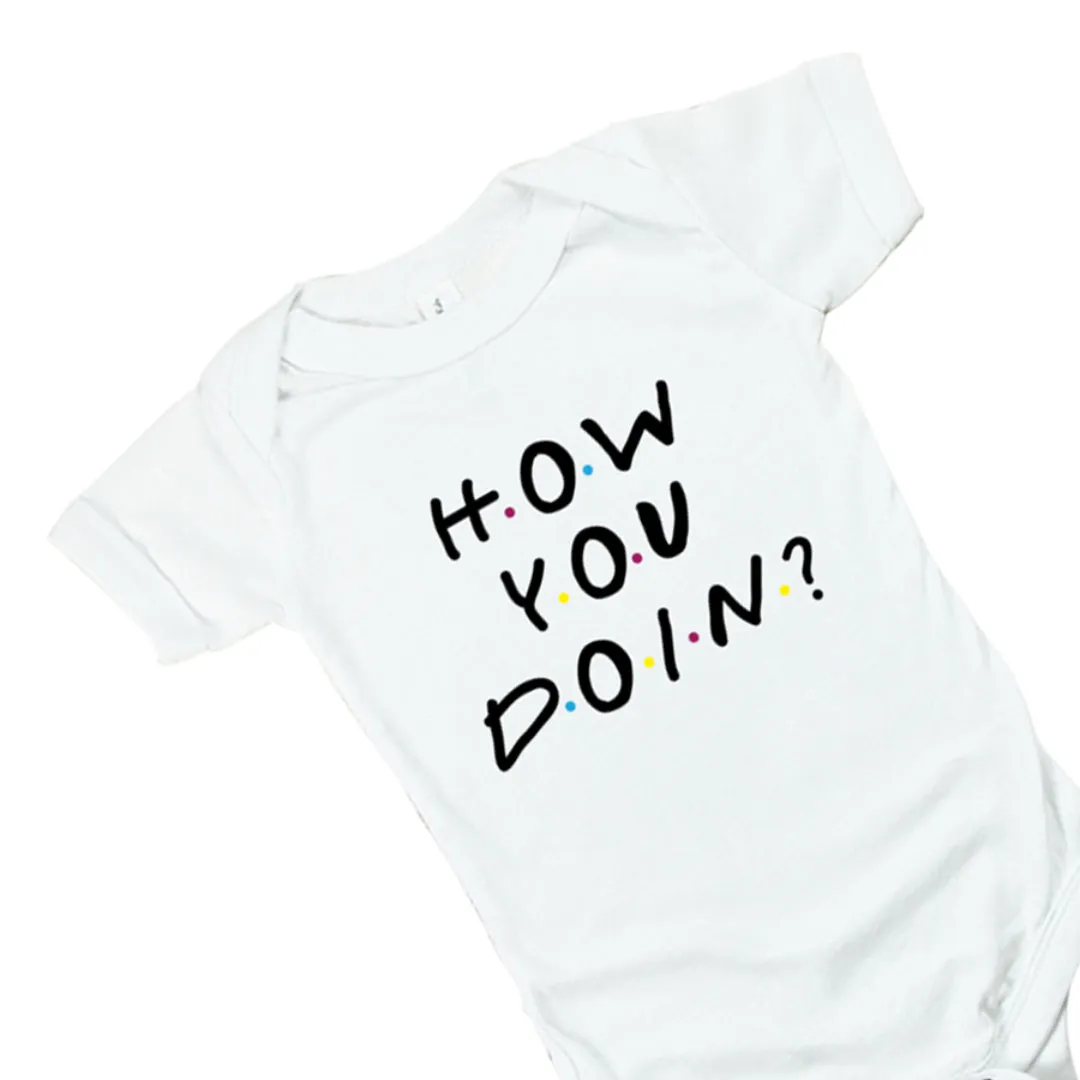 How you Doin? Baby Romper