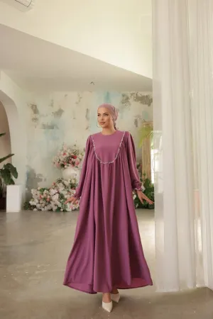 Indulge in timeless elegance with our Long Maxi Dress - Abaya - Available in 13 colors