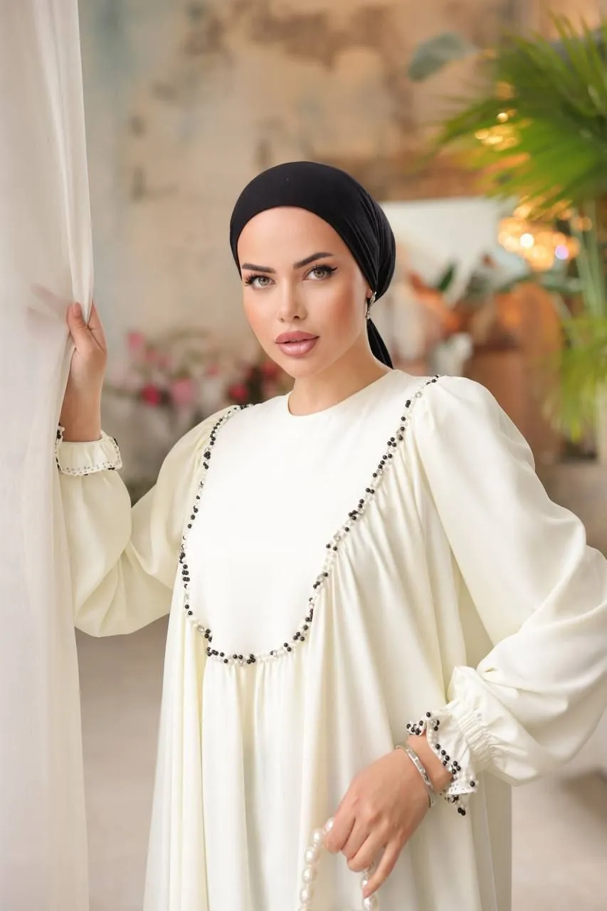 Indulge in timeless elegance with our Long Maxi Dress - Abaya - Available in 13 colors