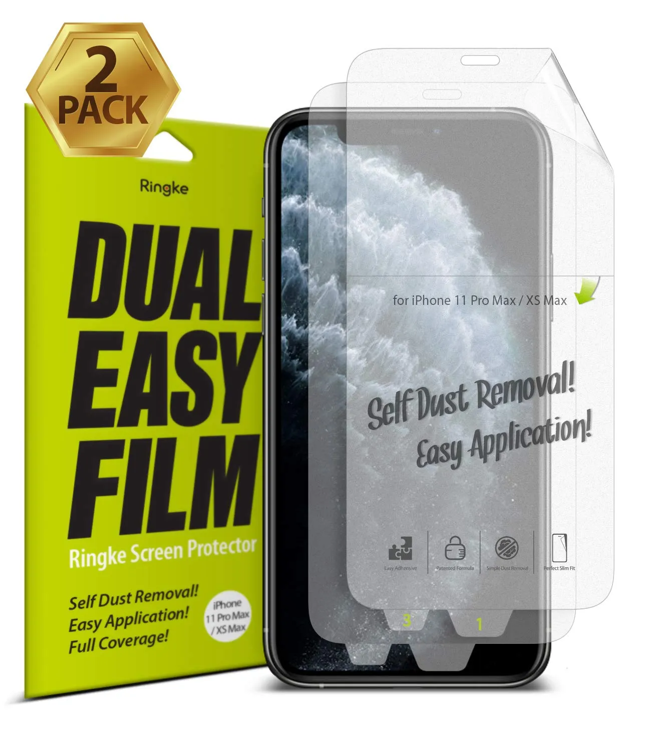 iPhone 11 Pro Max Screen Protector | Dual Easy Film