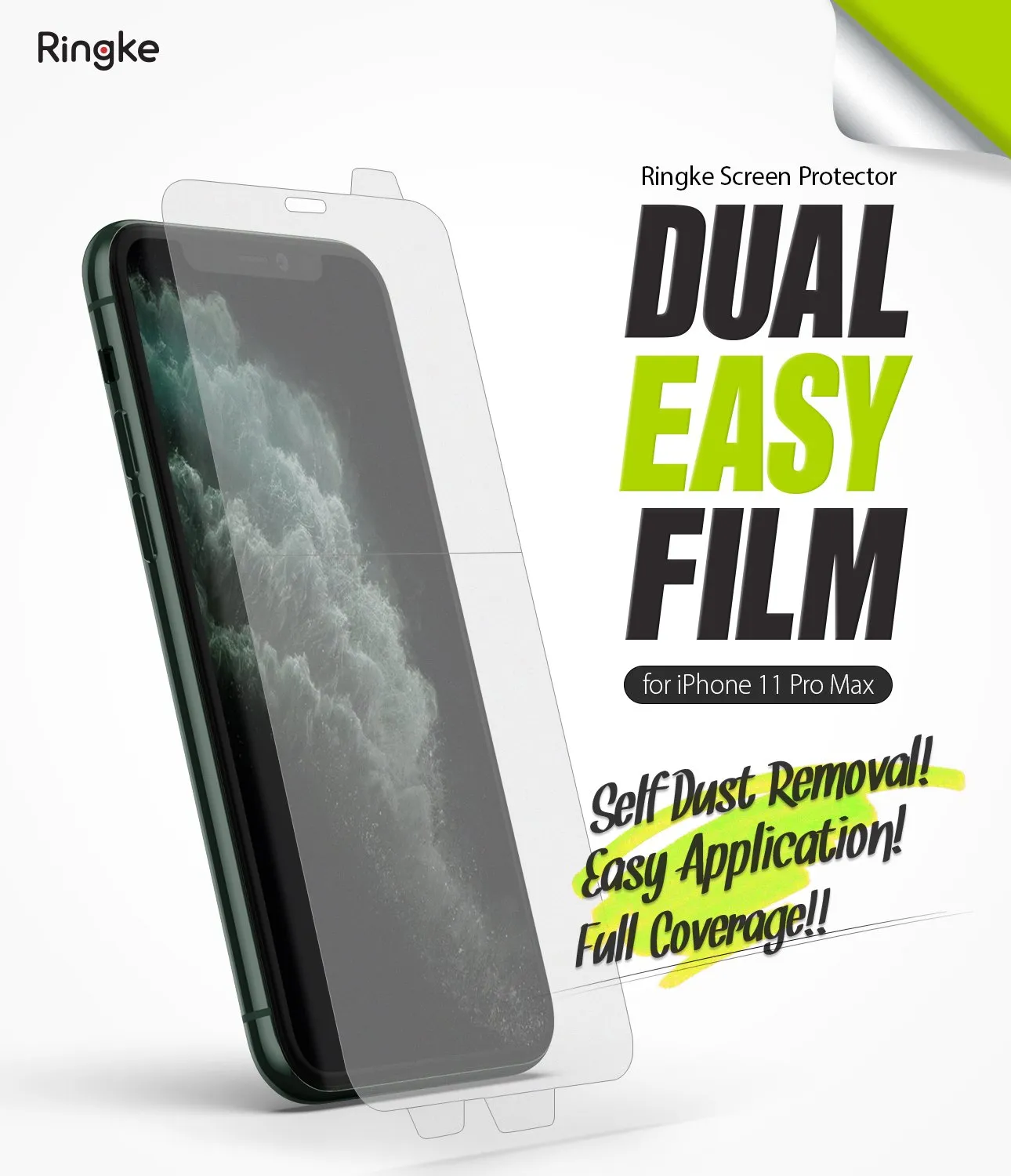 iPhone 11 Pro Max Screen Protector | Dual Easy Film